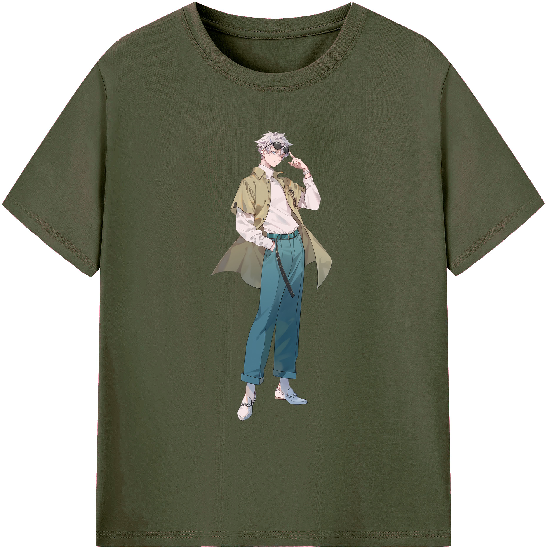 （画像用） 呪術廻戦 Jujutsu Kaisen 綿100％ メンズ半袖Tシャツ｜肌触りやわらか＆通気性